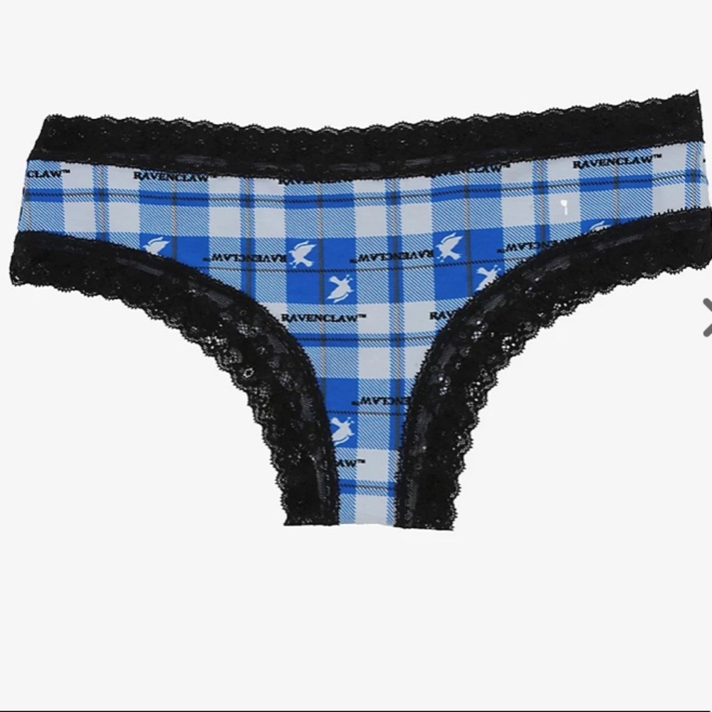 Harry Potter Ravenclaw‎ Plaid Cheeky Panty Hot Topic